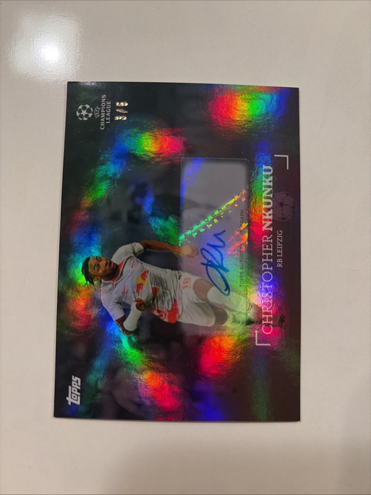 2022-23 Topps Simplicidad UEFA Club Competitions - Christopher Nkunku Auto /5