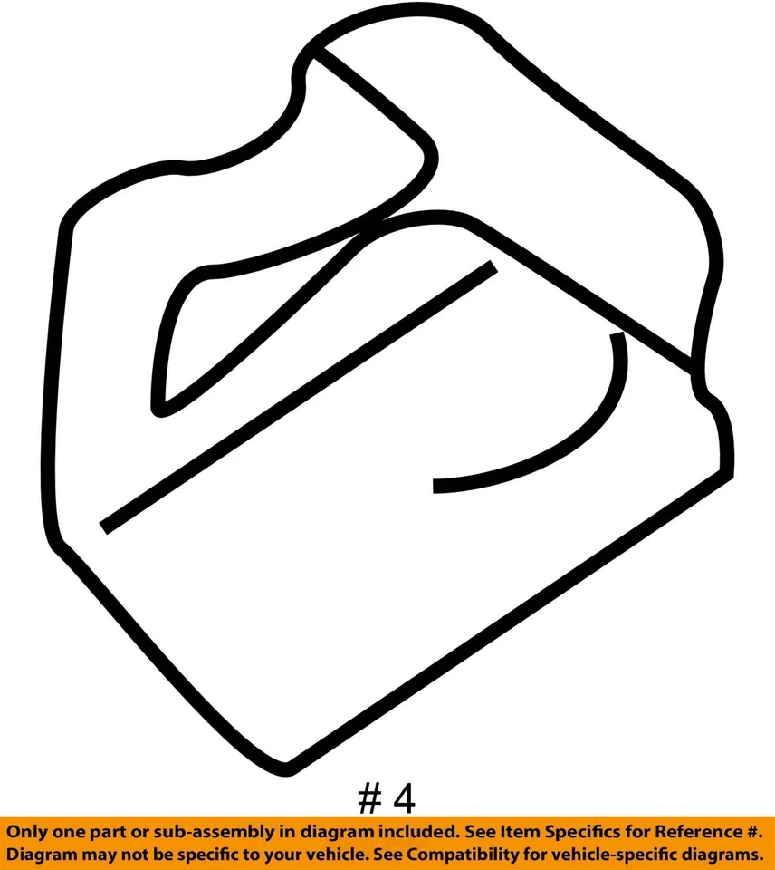 1985-1995 CHEVROLET GMC ASTRO SAFARI PORCA FRT C/H LWR FRT PNL SU 11514290 NOVO FABRICANTE DE EQUIPAMENTO ORIGINAL - Imagem 3 de 3