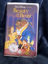 Rare Walt Disney's Beauty and The Beast VHS 1992 Black Diamond Classic