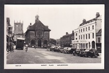 Wiltshire Swindon Chippenham MARLEBOROUGH Market Place Ailsbury Hotel c1950s RPP