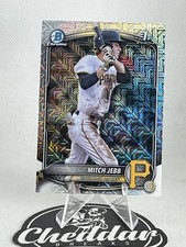 MITCH JEBB 2025 Bowman Chrome 1st Bowman Mega Mojo Refractor #BCP-41 Pirates AAB