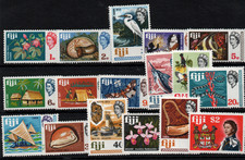 Fiji 1969 QEII Definitive MNH set SG391-407 WS47344