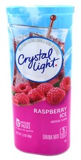 Crystal Light Raspberry Ice Drink Mix 2 Pack 6 Packets Low Calorie 12 Quarts