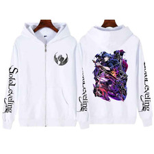 Solo Leveling Sung Jin-Woo Hoodie &ndash; Unisex Oversized Anime Zip Jacket