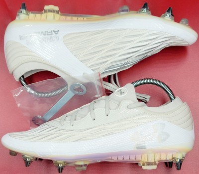 Under Armour Magnetico Elite 4 White Hybrid Soccer Cleats Sz 10