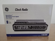 NEW Vintage Spacesaver GE Digital Clock Radio 7-4621 AM/FM Alarm NEW NEVER USED