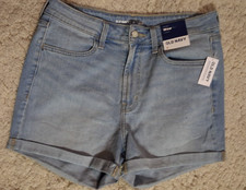 Old Navy High Rise Wow Jean Shorts Size 8 Stretch Inseam 3  NWT