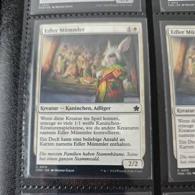 MTG HARE APPARENT / EDLER MÜMMLER - DEUTSCH - FDN - MAGIC