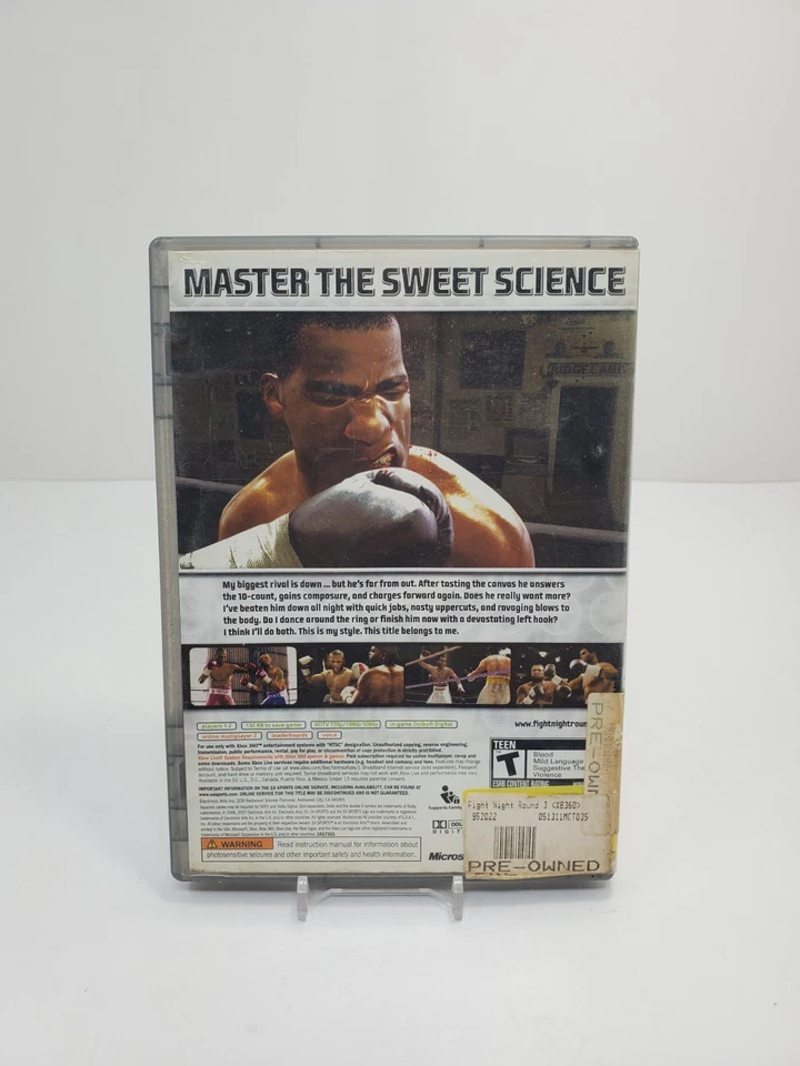 Fight Night Round 3 (Microsoft Xbox 360, 2006) EA Sports CIB Juego Completo Foto 3 de 4