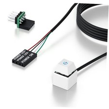 PC Power Button with 118" Cable - Desktop Computer Power Switch, External