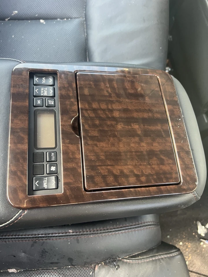 09 10 11 12 13 14 Nissan Maxima Rear Seat Center Armrest w/ Cup Holder & Control - Image 3 of 4