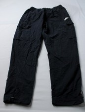 Nike Men's Drawstring Waist Sportswear Woven Cargo Pants JL3 Black Medium