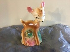 Panca vintage. Bambi. Walt Disney. Ceramica