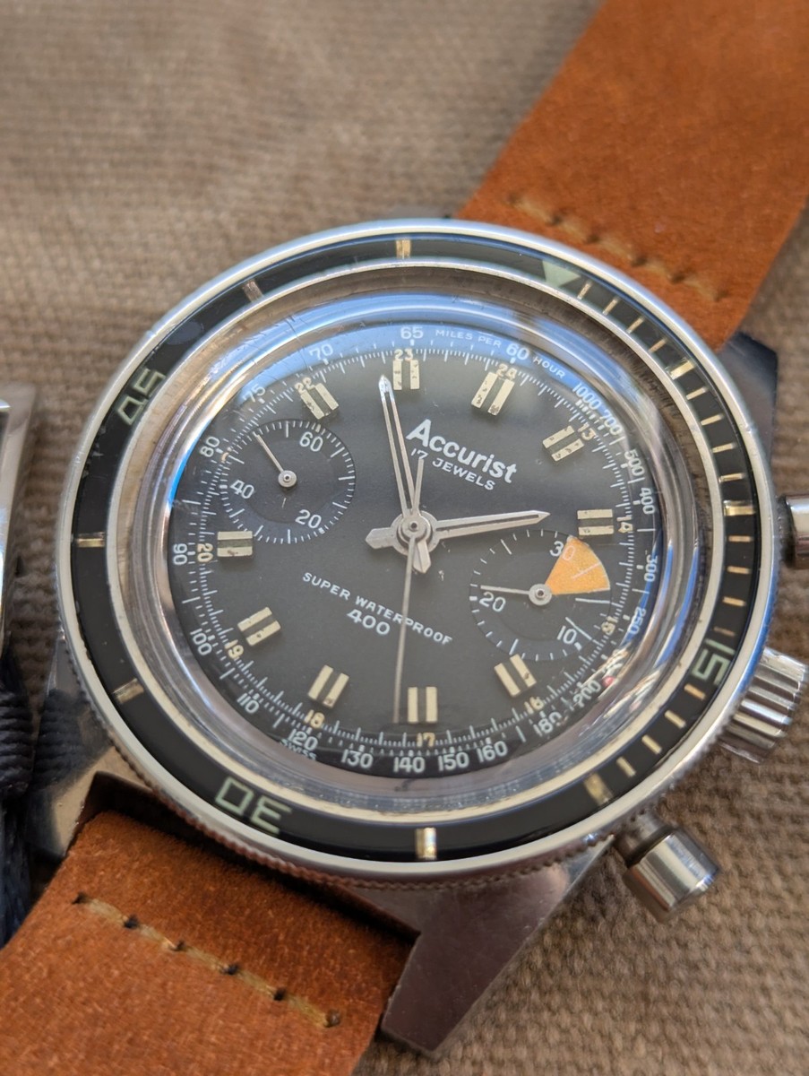 Vintage 1960s Accurist "Super Waterproof 400" Manual Wind