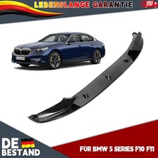 F�r BMW 5er F10 F11 M-Paket 2010-2017 Schwarz Glanz Frontlippe Spoilerlippe
