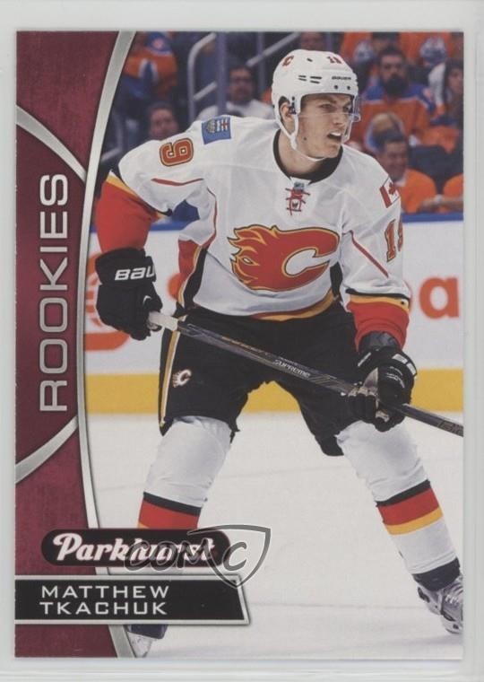 2016-17 Upper Deck Parkhurst Rookies Previews Red Matthew Tkachuk #PR-2 RC av1