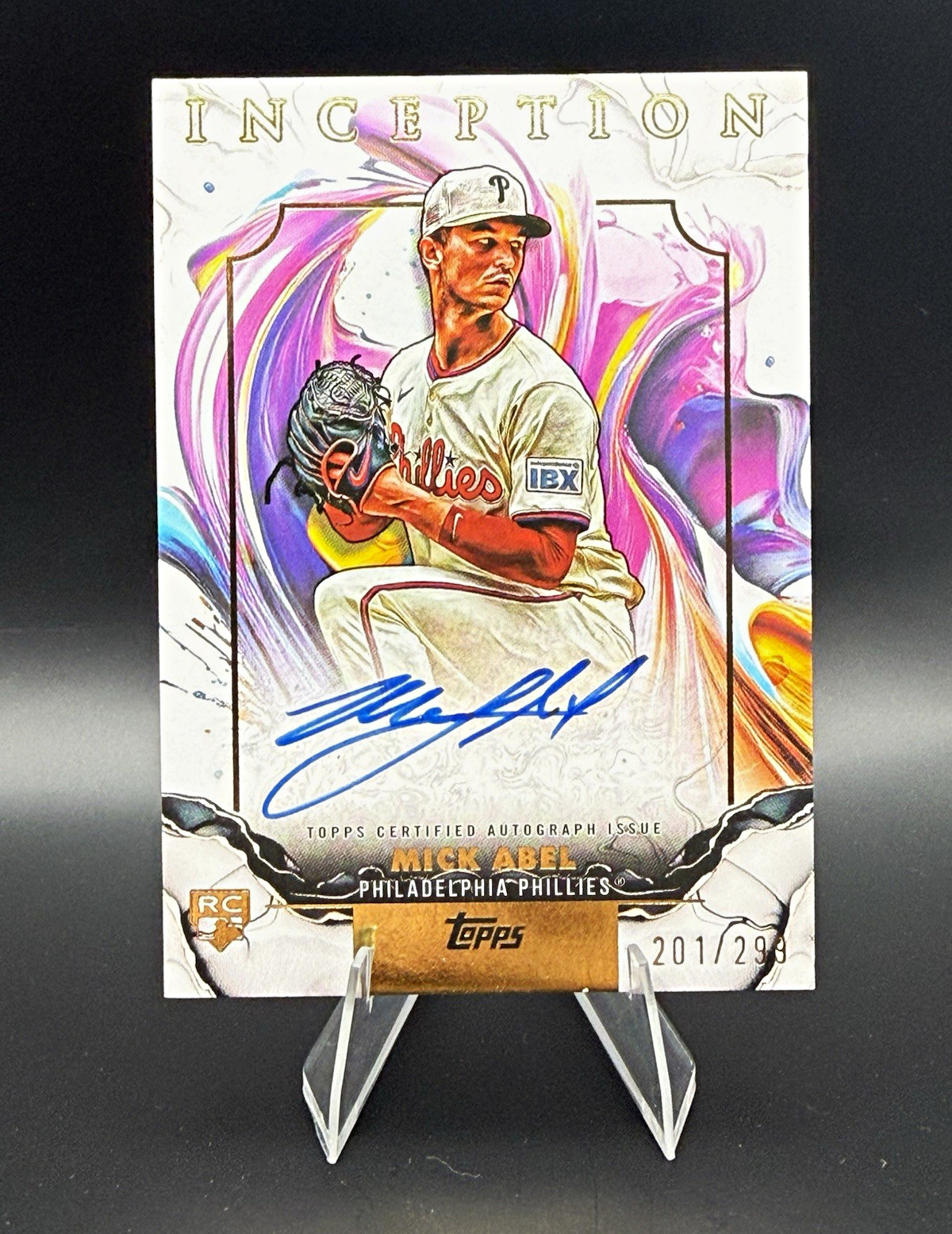 Topps Inception 2025 Mick Abel RC Auto Rookie & Emerging Stars RESA-MA /299