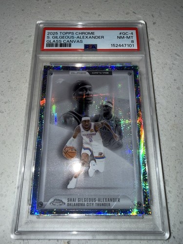 2025 Topps Chrome Update Shai Gilgeous-Alexander Base (RAW)