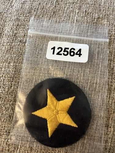 PATCH valutazione mazzo MARINA TEDESCA SECONDA GUERRA MONDIALE Kreigsmarine oro stella gialla - Foto 3 di 3