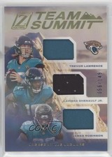 2021 Zenith Team Summit Relics 56/149 James Robinson Laviska Shenault Jr 2s2
