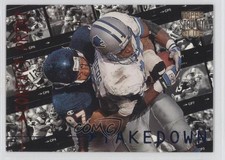 1996 Topps Stadium Club Contact Print Takedown Chris Zorich Barry Sanders 0l1