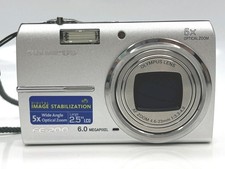 Olympus FE-200 6.0MP 5x Digital Camera 512MB Memory Card SILVER TESTED WORKING