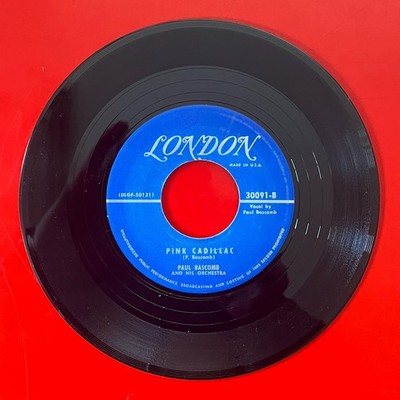PAUL BASCOMB · PINK CADILLAC / DON'T PUT MY BIZNESS IN THE    45 R&B  re issue
