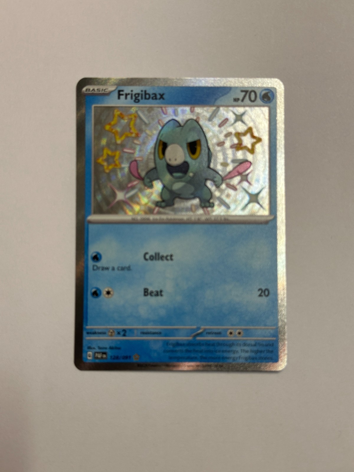 Frigibax 128/091 SV: Paldean Fates Holo NM