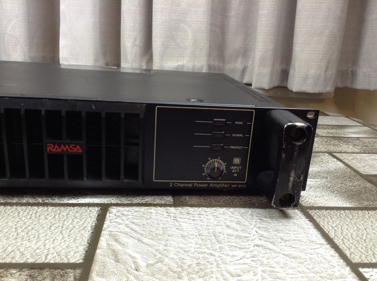 PANASONIC (RAMSA) WP-9110 Commercial 2-Channel Power Amplifier