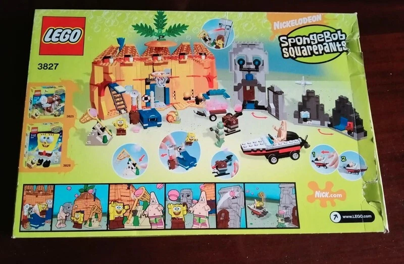 LEGO 3827 Bob l'éponge, les aventures en bikini - SPONGEBOB -NEW COLLECTOR Rare - Photo 2/4
