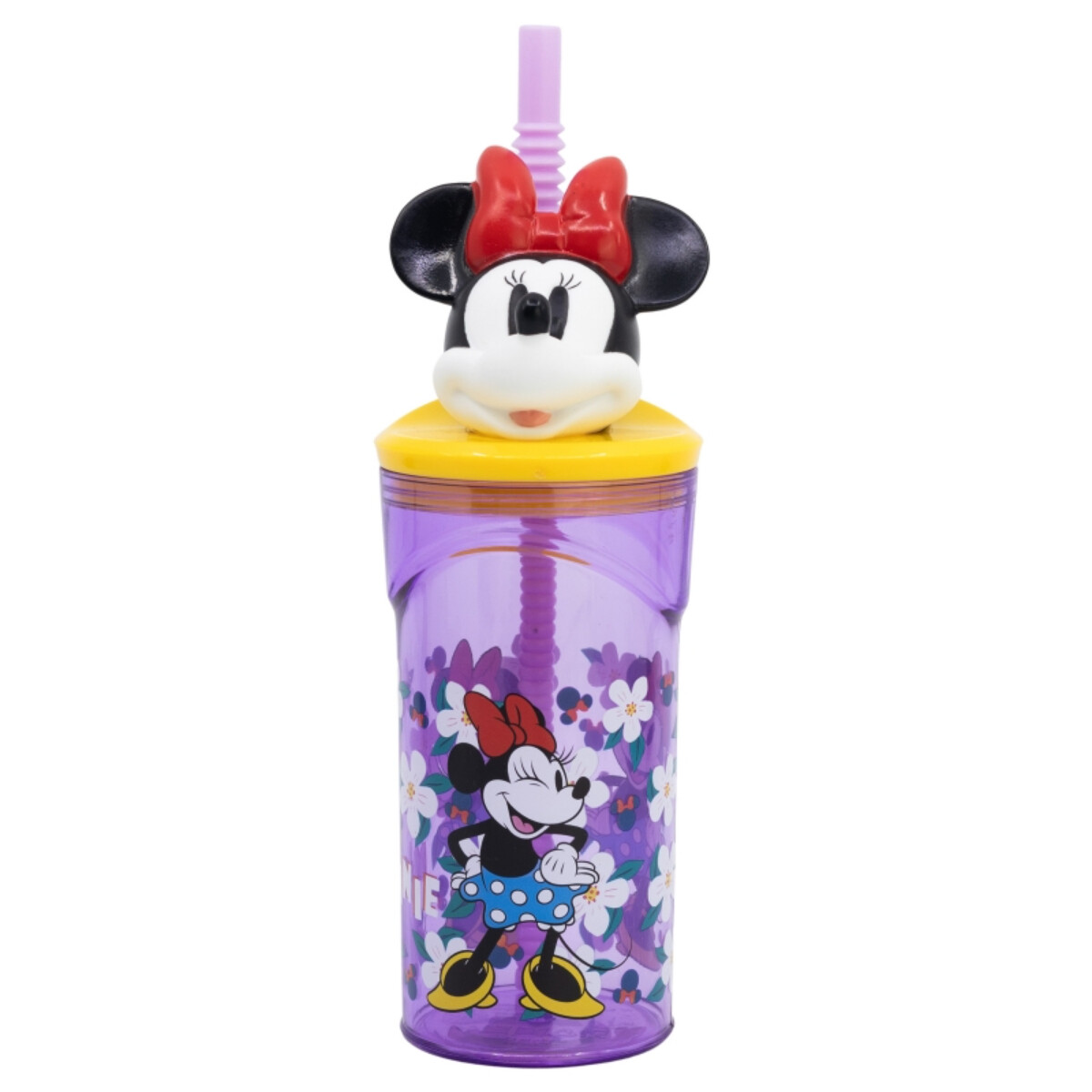 Disney Minnie Mouse Becher 3D Kindertrinkbecher 360 ml mit Strohhalm 2190₽