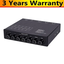 EQ500 HiFi Enthusiasts Level Audio Preamplifier 5-Segment EQ Tuning Audio Mixer