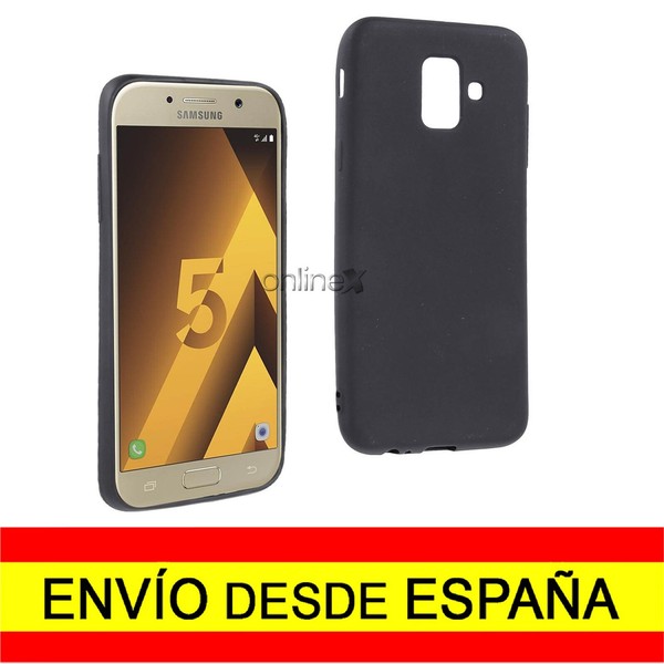Funda Silicona Negra para SAMSUNG GALAXY A5 2017 Protector Carcasa TPU a6121