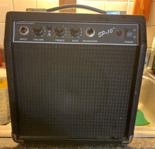 Fender SP-10 Electric Guitar Amplifier & Coord