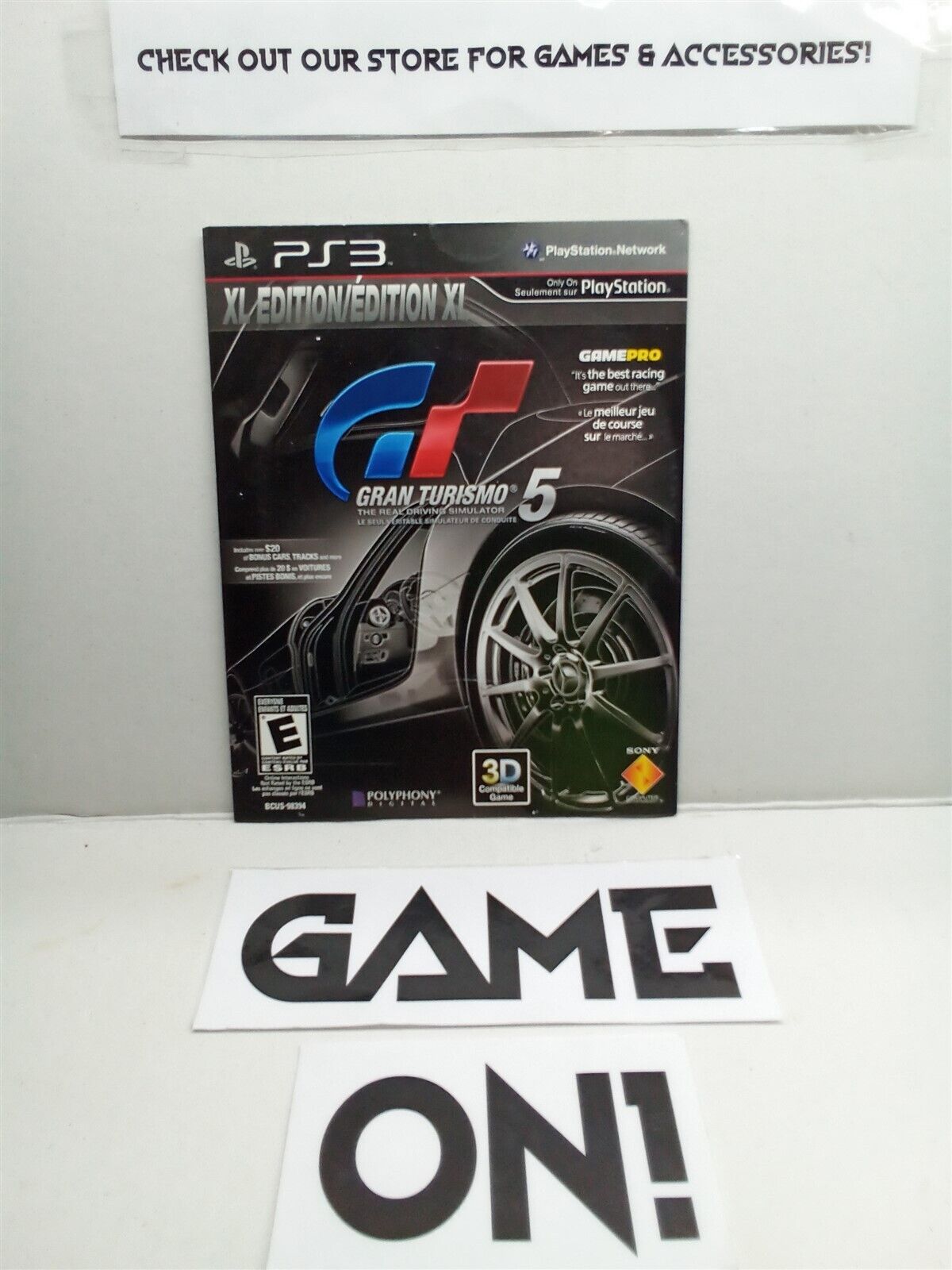 PS3 Gran Turismo 5 XL Edition Includes Bonus Car And Track Promo Box S –  Just4Games