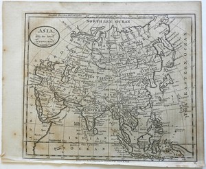 Asia-Ottoman-Empire-Arabia-India-China-1800-Low-early-American-engraved-map