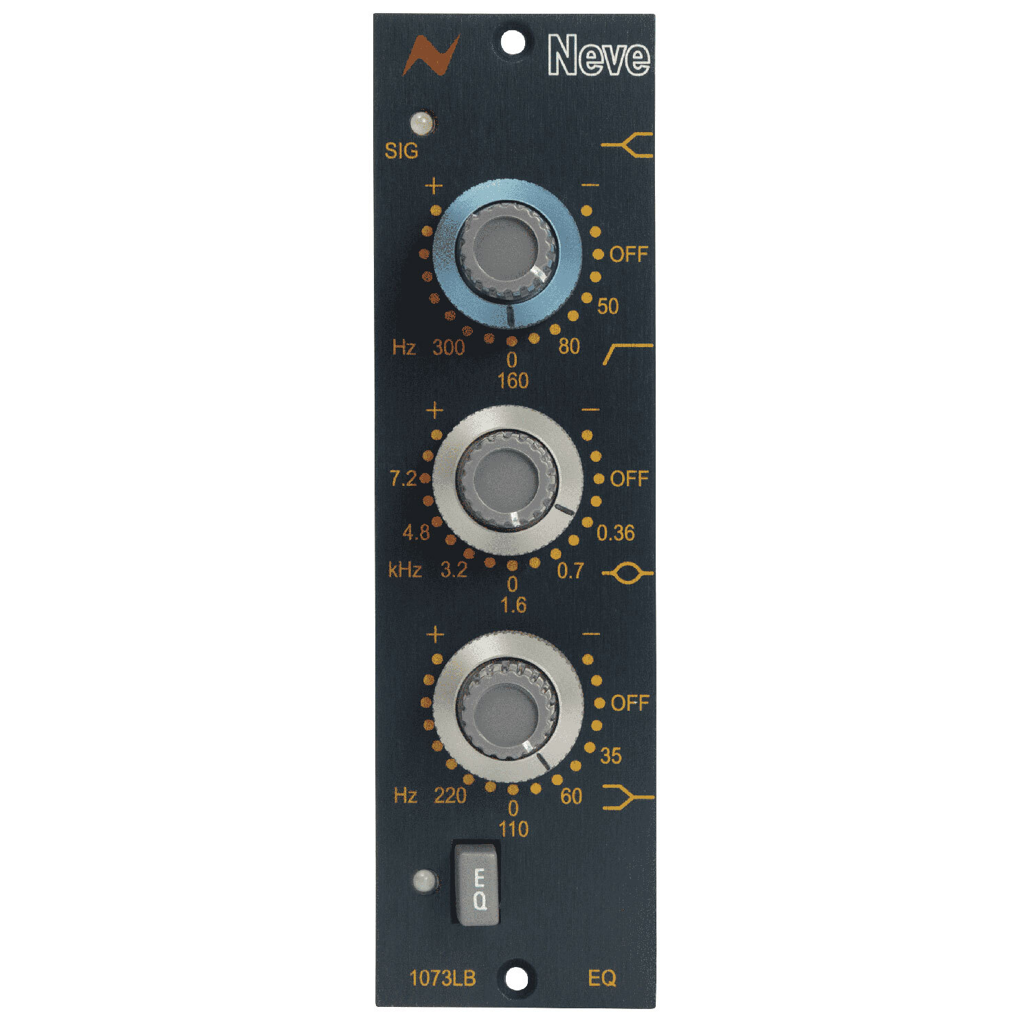 Одноканальный эквалайзер Neve 1073LBEQ серии 500 для ланчбоксов