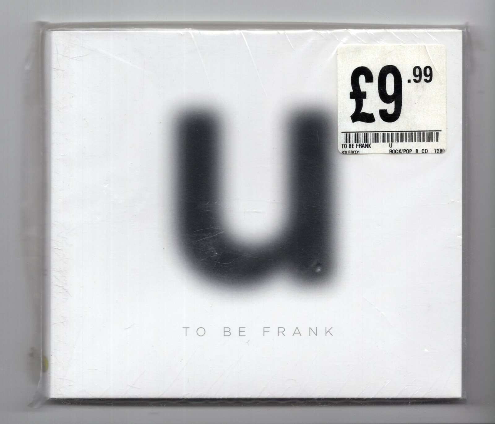 (JR514) To Be Frank, U, 12 track album - Sealed CD