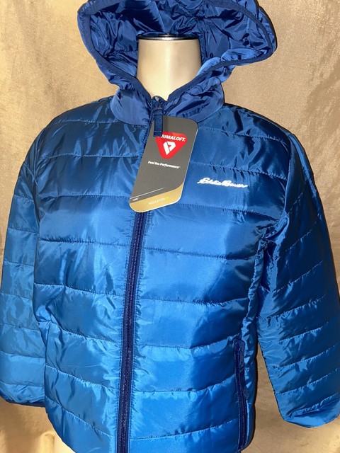 primaloft lightweight hooded puffer