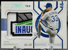 2021 Panini National Treasures Colossal Materials DANE DUNNING #CMDD RC /10