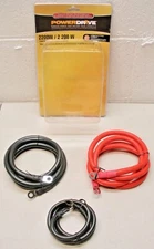 2200 Watt Power Inverter Kit: 2 ga, 5' Battery Power Cables & 6 ga, 3' Ground