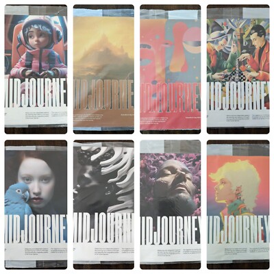 Midjourney Magazine Issues 2-9 AI Artificial Intelligence Digital Art RARE