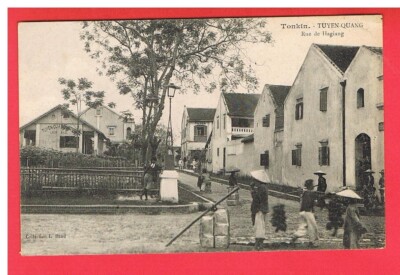 CPA - VIETNAM - TONKIN - TUYEN -QUANG - RUE DE HAGIANG