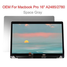 US OEM For Apple Macbook Pro 16"A2485/2780 LCD Display Replacement Assembly Gray