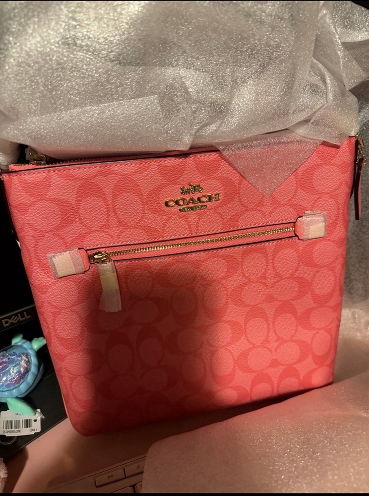 Coach Cross Body Pink Lemonade NWT