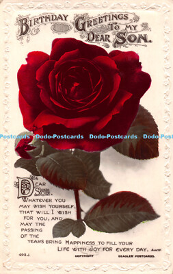 R444268 Birthday Greetings to my Dear Son Dear Son whatever you may wish yoursel