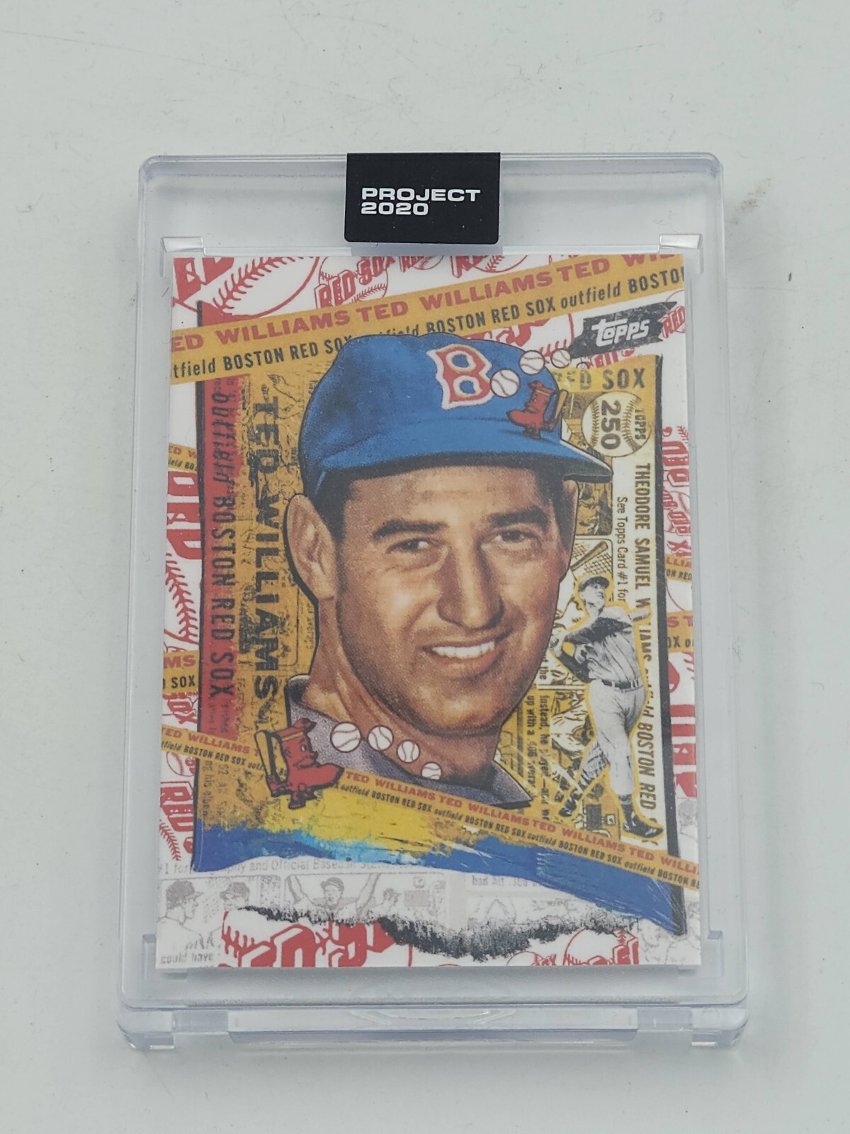 Topps PROJECT 2020 - 1954 Ted Williams card by Tyson Beck #122 Boston Red Sox