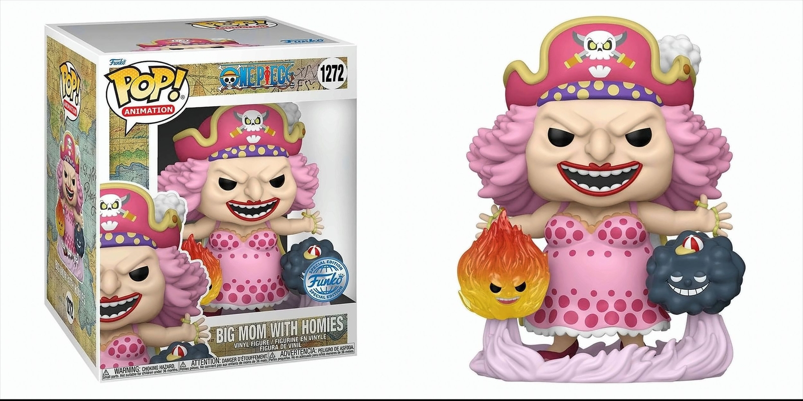 POP - One Piece - Big Mom with Homies 15 cm Nuevo y EMBALAJE ORIGINAL