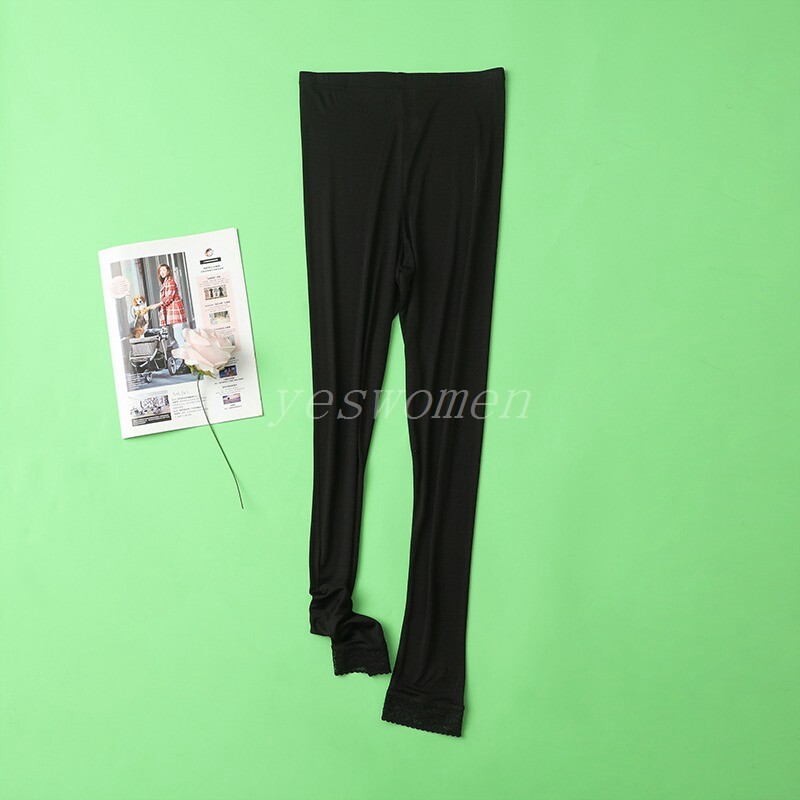 Women 100 Silk Underwear Pants Premium Long Johns Base Layer Bottoms