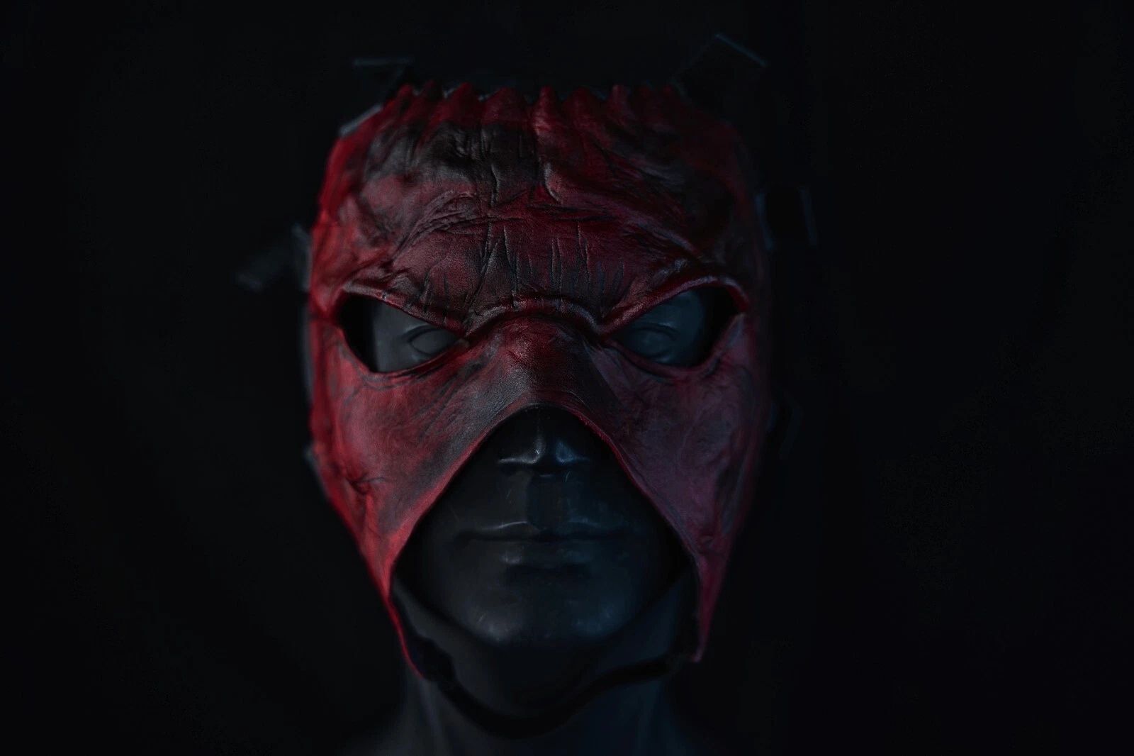 2011 Resurrected Leather Kane Demon Wrestling Halloween Mask "MTO"